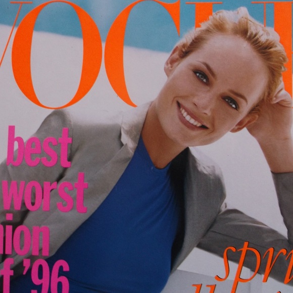 Vogue Jan. 1997 Amber Valletta AMBER MINT condition. - Picture 6 of 7
